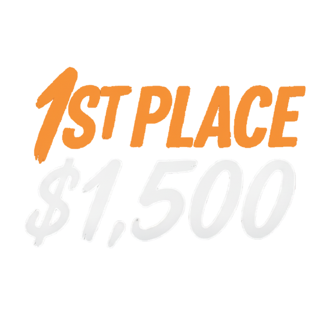 1st place, $1,500